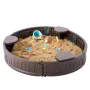 Sandkasse med dækning rund sandboks HDPE Sand Pit udendørs