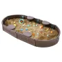 Sandkasse med dæk oval sandkasse HDPE Sand Pit udendørs