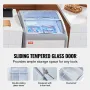 154 L Kommerciel is Display Case Gelato Dipping Freezer Cabinet