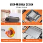 Thermal Binding Machine, 400 Sheets Capacity Hot Glue Binding Machine, Thermal Book Binder 40mm Binding Thickness A3(Short Edge)