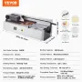 Termisk bindingsmaskine Hot Lim Binder 400 ark A3 A4 A5