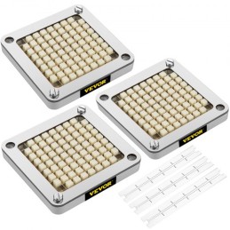 French Fry Cutter Chopper Replacement Blade & Push Block 3/8-inch 3 Pieces