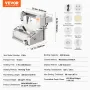 Termisk bindende maskine Termisk bog Binder 400 ark A3 A4 A5