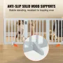 Fritstående hundeport 24x60 tommer fritstående kæledyrsport