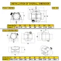 Betonvibrator 220V Motor vibrerende motor 90W Enkeltfase AC