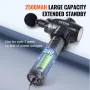Massage Gun Deep Tissue with 9 Speed Levels & 6 Massage Heads, 24V 2500mAh Batteries, Percussion Muscle Massager for Athletes, H