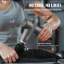 Massagepistol Deep Tissue Percussion Muscle Massager med 8