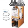 Fully Automatic Cup Sealing Machine, 500-650 Cups/H, Cup Sealer Machine for 180 mm Tall & 90/95 mm Cup, Electric Boba Tea