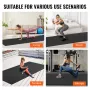 Exercise Mat Non Slip Yoga Mat Gym Fitness Pilate Workout Mat (3.7x1.8 m)