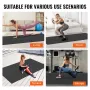 Øvelse Mat Non Slip Yoga Mat Gym Fitness Pilate Træning Mat