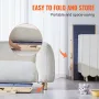 Wood Pet Stairs/Pet Steps, 2-in-1 Foldable Wooden Dog Stair for Beds, Sofa and Cars, Dog Stairs & Ramp with 4 Steps for Small Me