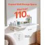 Vægmonteret flydende foldningsbord bærbar skrivebord