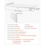 Vægmonteret flydende foldningsbord bærbar skrivebord