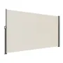 Retractable Side Awning, 71''x 118'' Aluminum Outdoor Privacy Screen, 280g Polyester Water-proof Retractable Patio Screen, UV 30