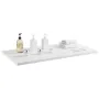 Wall Mounted Folding Table, 39.4 x 19.7 inches Wall Mount Table, Floating Desk with Iron Bracket, Fold Down Desk for Small Space