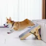 Wooden Pet Stairs/Pet Step with 2 Steps 2-in-1 Foldable Dog Stair 50 kg