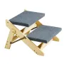 Wooden Pet Stairs/Pet Step with 2 Steps 2-in-1 Foldable Dog Stair 50 kg
