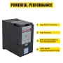 Variable Frequency Drive 5.5KW VFD Drive 220V Variable Frequency Drive Inverter Saving-frequency Automatically Function with 1 O