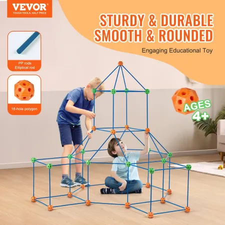 Telt Fort Building Kit til børn Stam Construction Toy Set