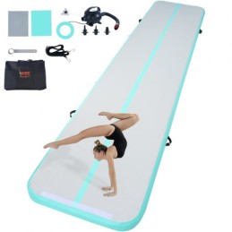 16FT Air Track Inflatable Training Tumbling Gymnastics Gym Mat with Pump