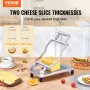 Ostskærer med wire cheeser smør, der skærer 0,39 "& 0,78"