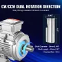 2,2 kW Electric Motor 2890 rpm AC 400V 50Hz 4,7A 3-fase 24mm