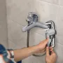 3-Piece Pipe Wrench Set, 10" 14" 18" Aluminum Straight Pipe Wrench, Adjustable Plumbing Wrench, with High Strength Jaw and Ergon