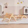 Pikler Triangle Set, 5 in 1 Toddler Climbing Toys Indoor Playground, Montessori Climbing Set with Triangle, Ramp, and Arch, Larg