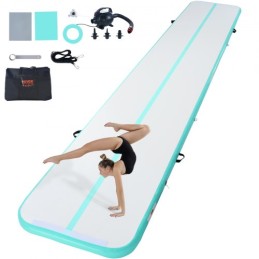 20FT Air Track Inflatable Training Tumbling Gymnastics Gym Mat with Pump