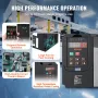 VFD 2HP, 1.5KW, 7.5A, 1 or 3 Phase 220V Input to 3 Phase 220V Output Variable Frequency Drive, 40-60Hz Input, 0-400Hz Output VFD