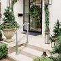 3 Step Railing Stainless Steel Transitional Handrail fit for Level Surface and 1 to 3 Steps Adjustable Stair Railing Indoor Outd