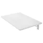 Wall Mounted Floating Folding Table Laptop Desk Home Office 60x40 cm