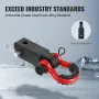 Shackle Hitch Receiver, Fits 2" Receivers, 52900 lbs Breaking Strength, D Ring Shackle with Trailer Hitch Lock Pin, Heavy Duty T