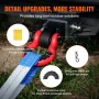 2 "Trailer Shackle Hitch-modtager D-Ring Recovery for Truck