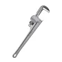 Pipe Wrench, 18" Aluminum Straight Pipe Wrench, Adjustable Plumbing Wrench, with High Strength Jaw and Ergonomic Handle, Easy to