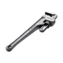 Pipe Wrench, 18" Aluminum Straight Pipe Wrench, Adjustable Plumbing Wrench, with High Strength Jaw and Ergonomic Handle, Easy to