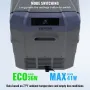 Car Refrigerator, 12 Volt Car Refrigerator Fridge, 45 L Single Zone Portable Freezer with Built-in Light, -4℉-68℉, 12/24V DC and