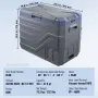 Car Refrigerator, 12 Volt Car Refrigerator Fridge, 45 L Single Zone Portable Freezer with Built-in Light, -4℉-68℉, 12/24V DC and