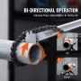 Chain Wrench, 48 inch Chain Pipe Wrench, 13.4 inch Diameter Capacity, CRV Reversible Pipe Fitting Tool Wrench with High Strength