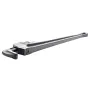 Pipe Wrench, 24" Aluminum Straight Pipe Wrench, Adjustable Plumbing Wrench, with High Strength Jaw and Ergonomic Handle, Easy to
