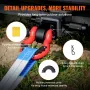 2 "Trailer Shackle Hitch-modtager D-Ring Recovery for Truck