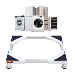 Mini Køleskab Stand Universal Laundry Pedestal, Justerbar køleskab Stand med 4 stærke fødder, vaskemaskine