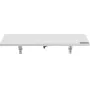 Wall Mounted Folding Table, 31.5" x 19.69" Wall Mount Drop Leaf Table, Floating Desk with Iron Bracket, Fold Down Desk for Small