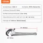 Pipe Wrench, 14" Aluminum Straight Pipe Wrench, Automatic Jaw Adjustment, Adjustable Plumbing Wrench, Easy to Carry, Ergonomic H