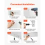 Vægmonteret flydende foldningsbord bærbar skrivebord