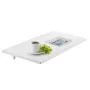 Wall Mounted Folding Table, 35.4 x 19.7 inches Wall Mount Table, Floating Desk with Iron Bracket, Fold Down Desk for Small Space