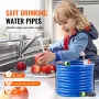 75ft Heated Water Hose for RV, Heated Drinking Water Hose Antifreeze to -45°F, Automatic Self-regulating, 5/8" I.D. with Quick-c