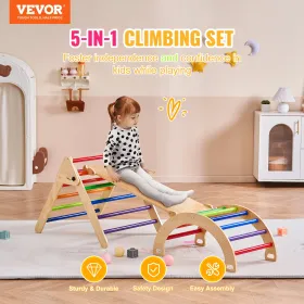 Pikler Triangle Set 5in1 Montessori klatring legetøj småbørn