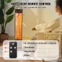 Infrarød varmeovn 2000W Electric Space Heater Fjernkontrol 3