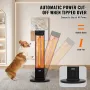 Infrarød varmeovn 2000W Electric Space Heater Fjernkontrol 3